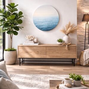 Round Ocean Wall Art